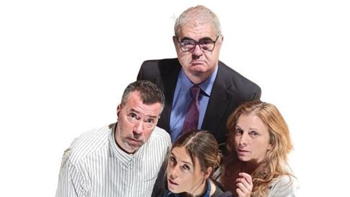 Avelí Garcia, Josep Noguera, Neus Esquius i Laia Fonts interpreten el cap i els tres empleats d’una empresa: un ha de ser acomiadat