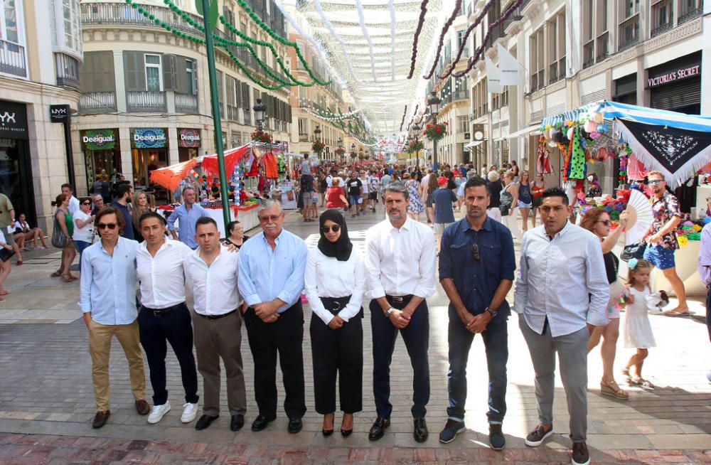 Martín Aguilar, Caminero, Rafael Gil, Basti y Hamyan Al Thani, entre otros, visitan la feria de día en una cita ya tradicional en los días festivos de la ciudad