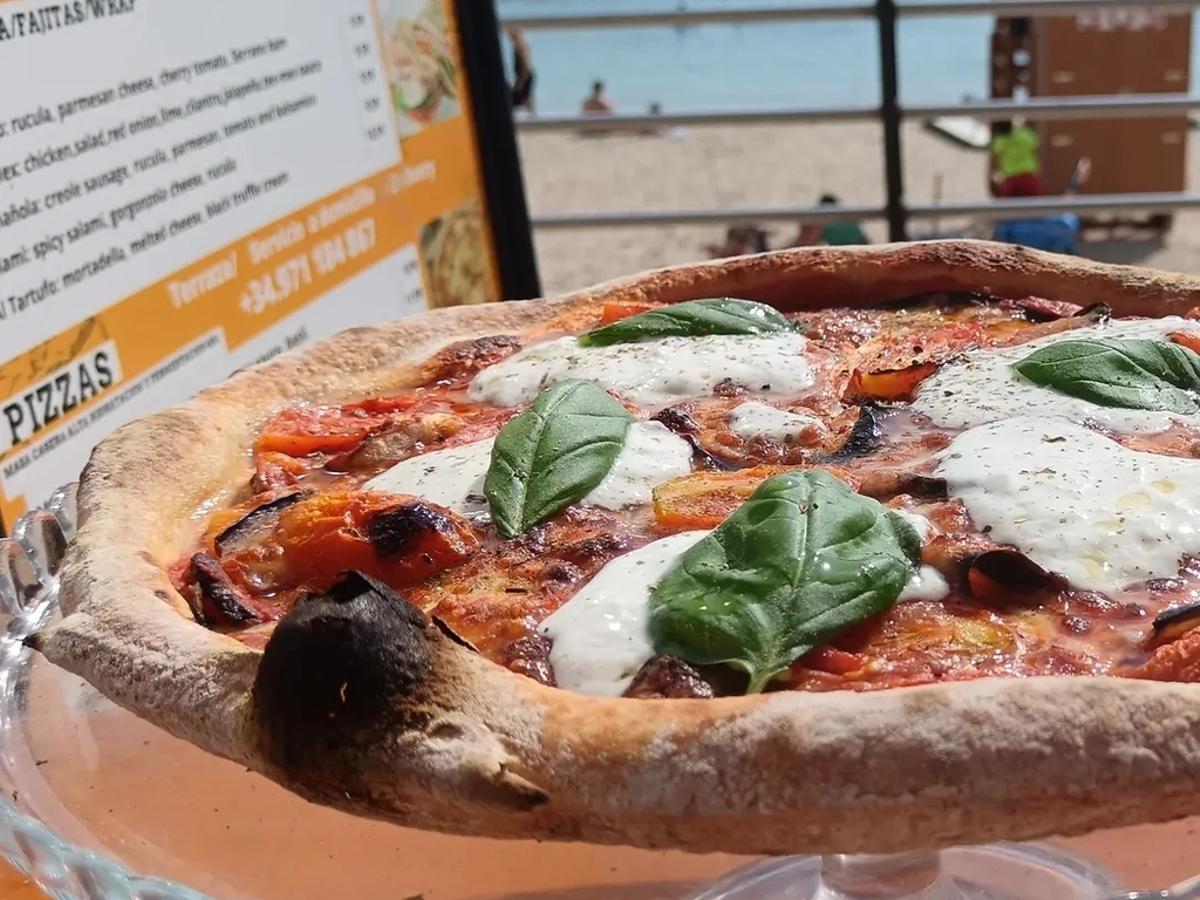 La ‘Pizza Terra Mia’ del restaurante Más que pizza