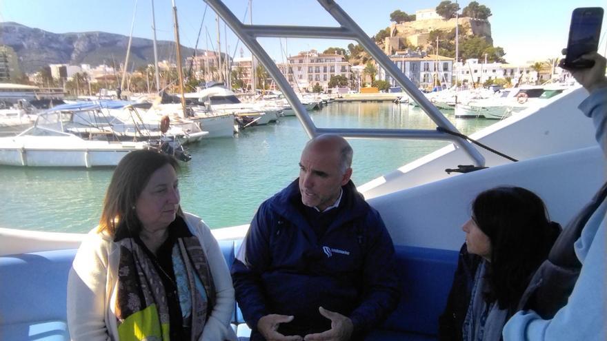 Marqués de Campo de Dénia se abre al mar con el &quot;aquabús&quot; que surcará el puerto