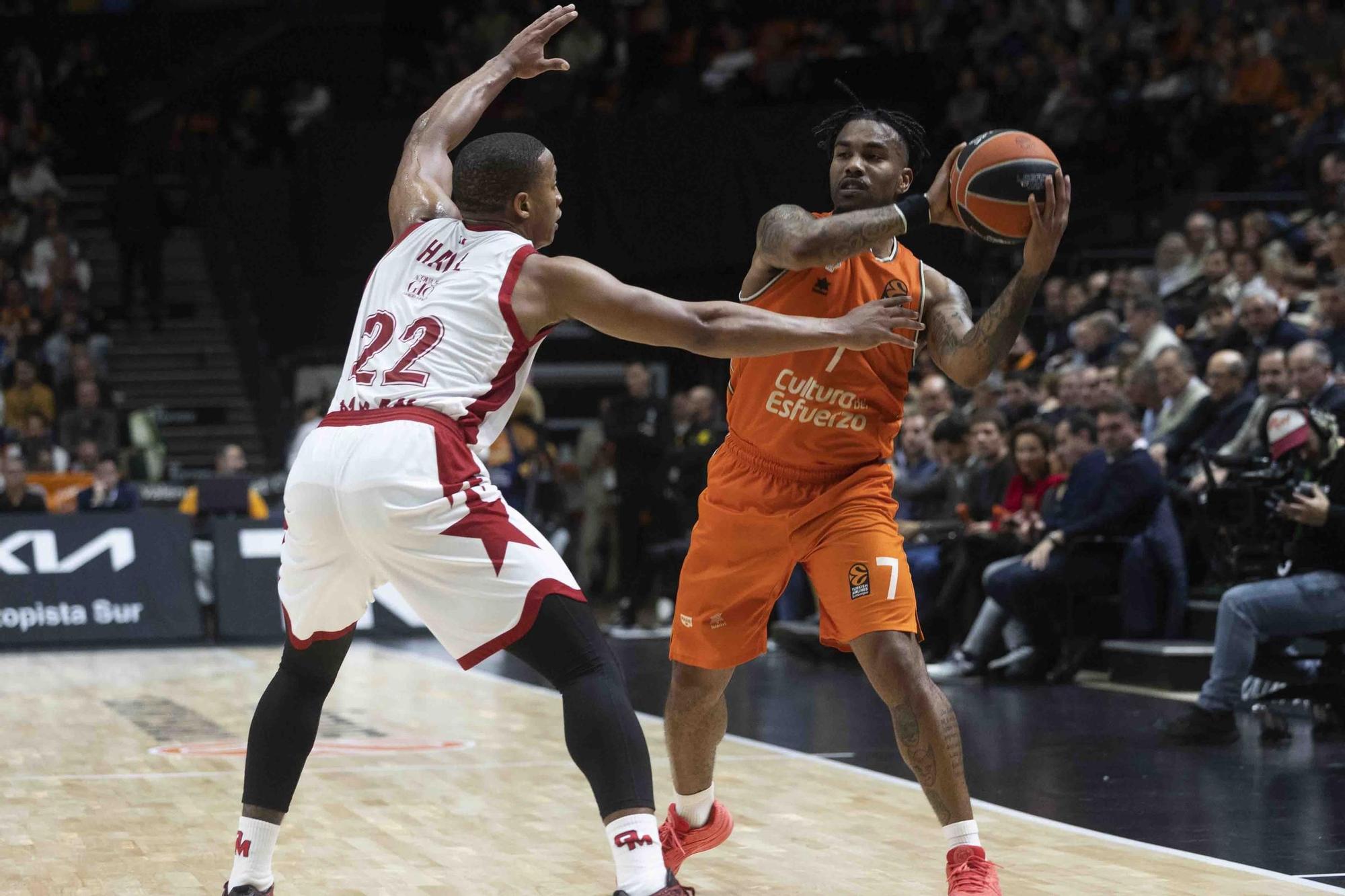 Partido de Euroliga Vlc Basket - EA Milán