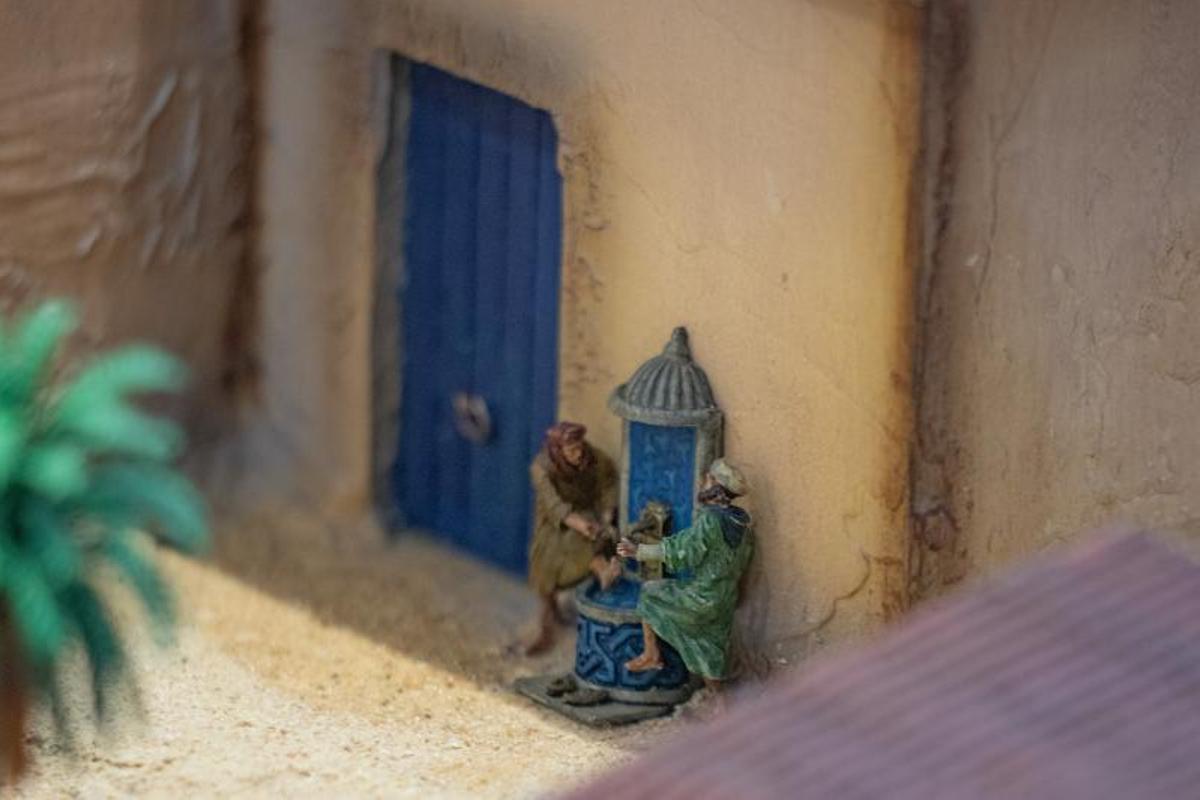 Maqueta de la Orihuela musulmana que se exhibe en el Museo de la Reconquista
