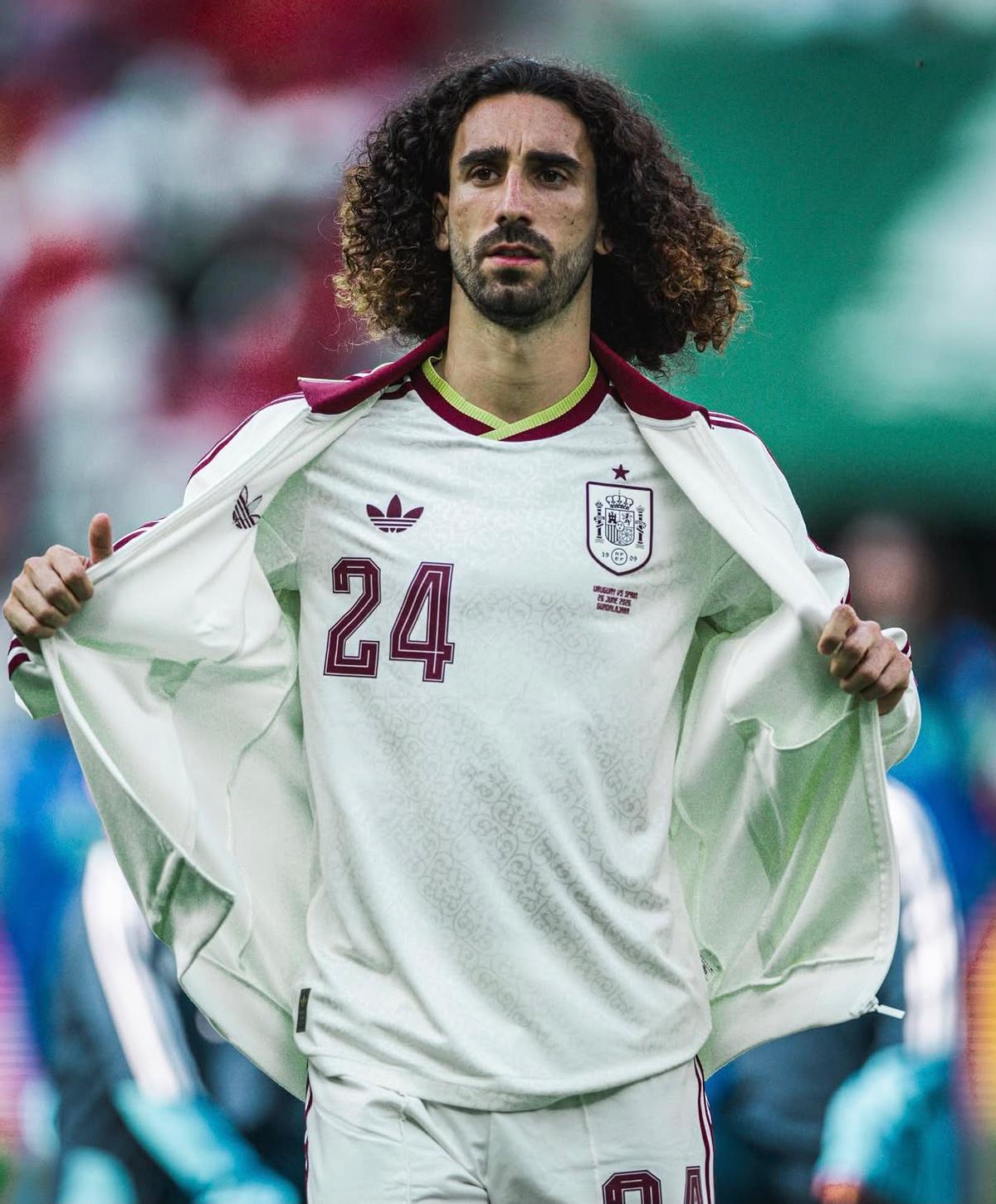 El jugador de la selección española Marc Cucurella