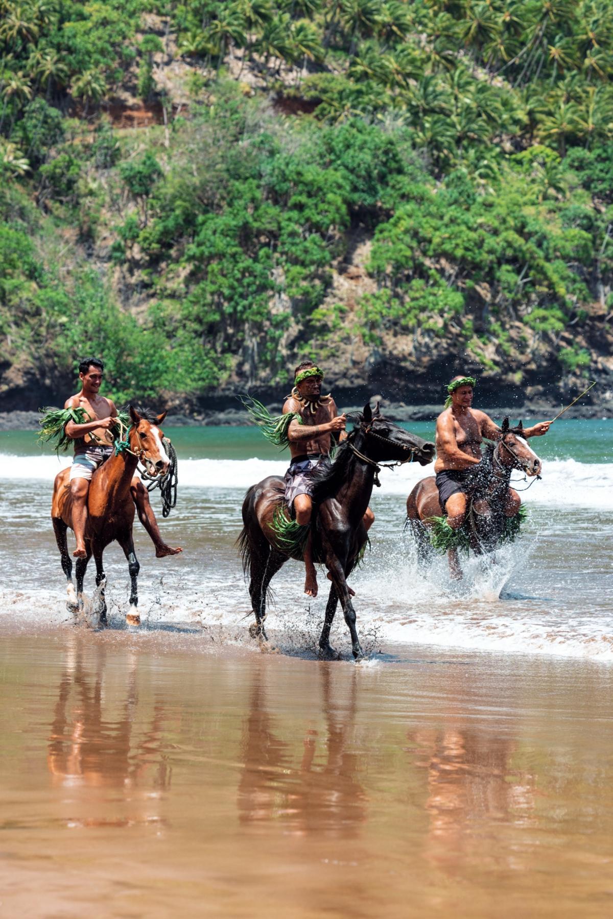A caballo por Nuku Hiva