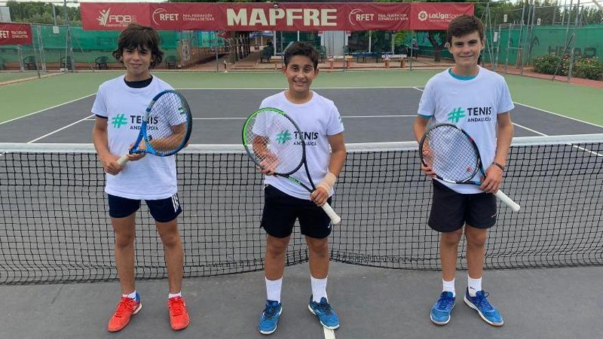 Tres cordobeses, con la selección andaluza infantil