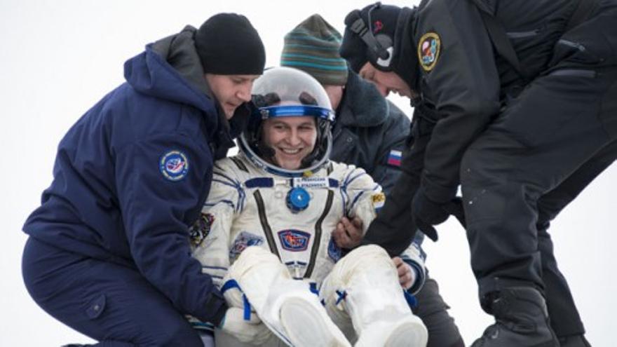 La Soyuz regresa a Tierra
