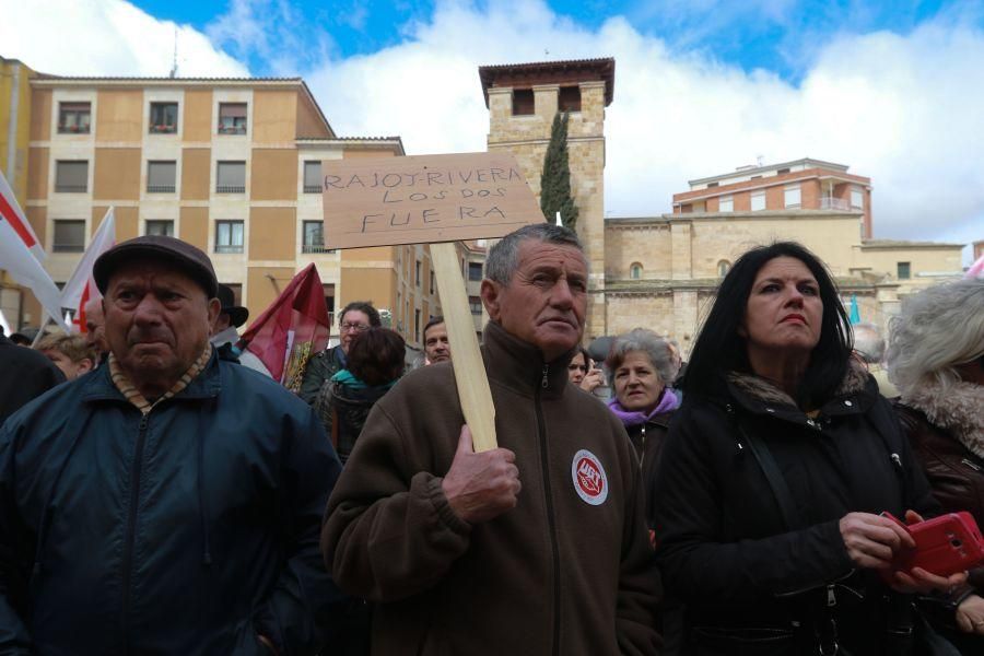 Manifestación por las pensiones en Zamora