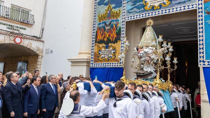 Benidorm renueva su devoción a la Verge del Sofratge cien años después de su coronación