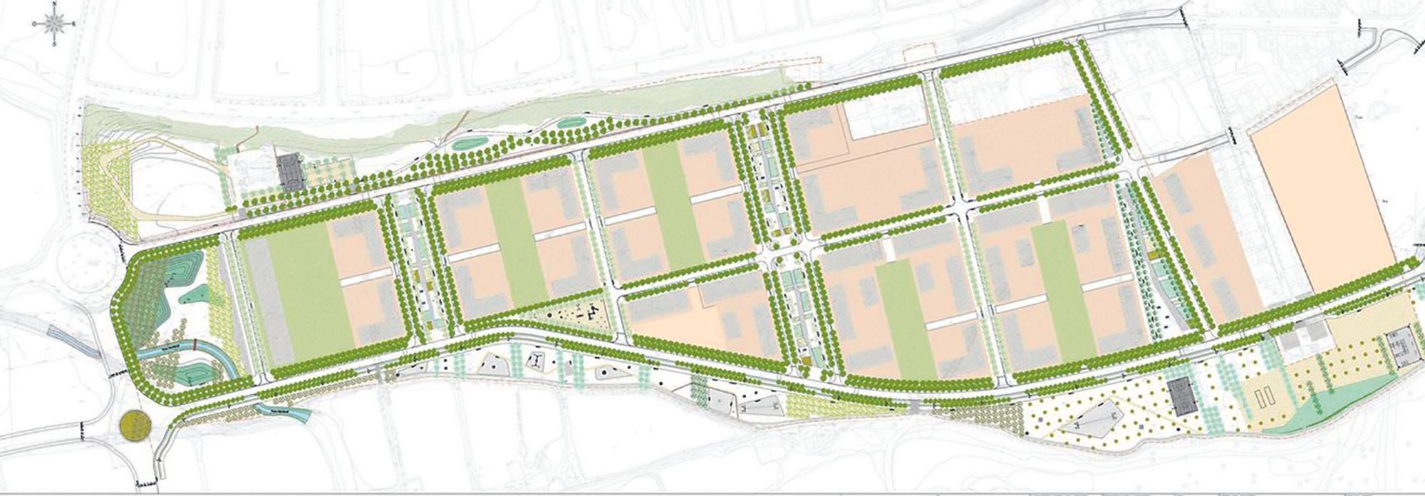 Mapa de la zona urbanitzable