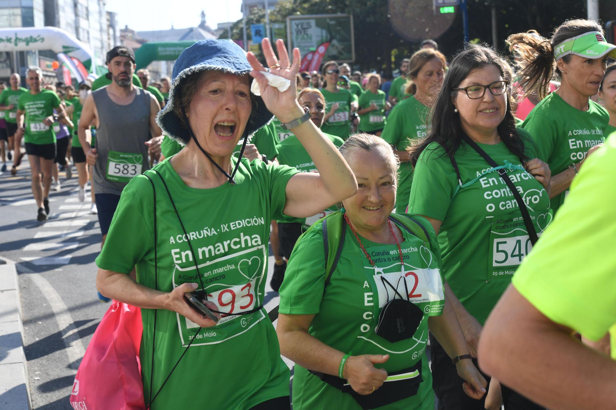 La Carrera contra el Cáncer tiñe de verde la ciudad