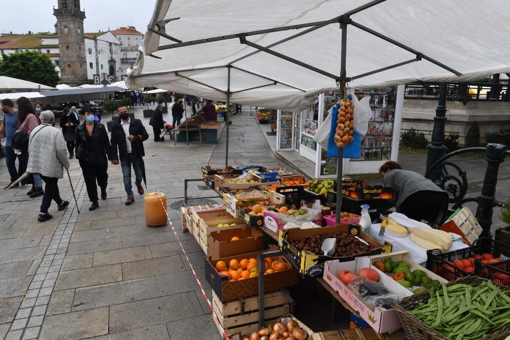 La pandemia puede con la feria de Betanzos