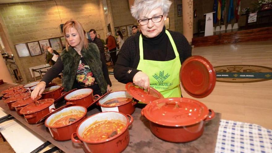 Varios de los platos presentados al concurso.