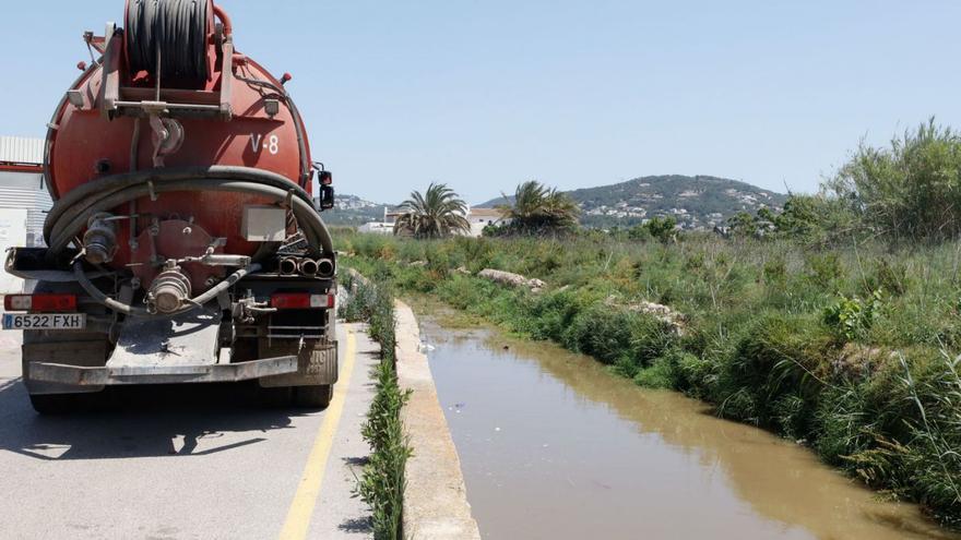 El Ayuntamiento de Ibiza abre expediente a Abaqua por los vertidos en el torrente de sa Llavanera