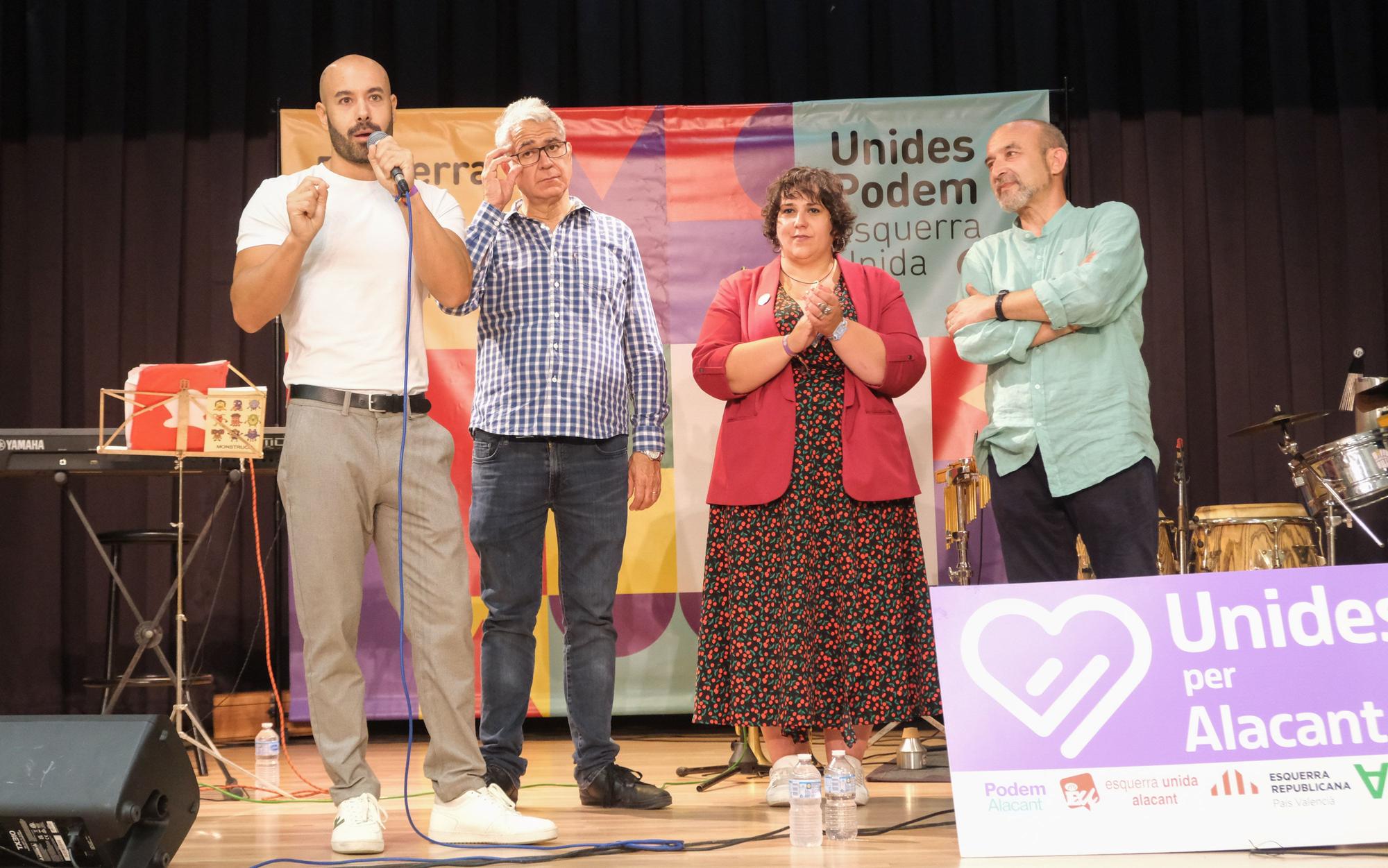 Unidas por Alicante cierra la campaña con la mirada puesta en conseguir el tercer concejal