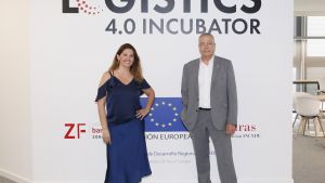 Blanca Sorigué, directora general del CZFB, al costat del delegat especial de lEstat en el CZFB, Pere Navarro