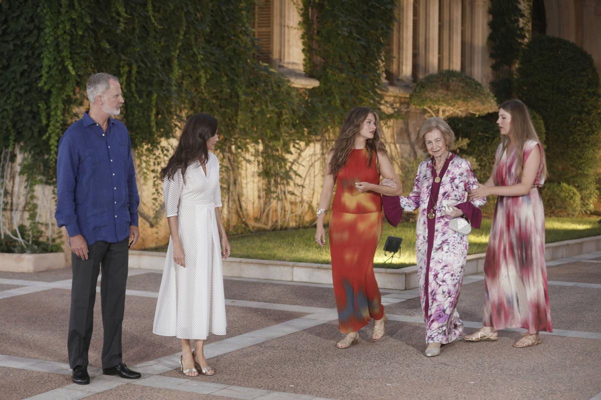 Las imágenes de la recepción de la Familia Real en Marivent