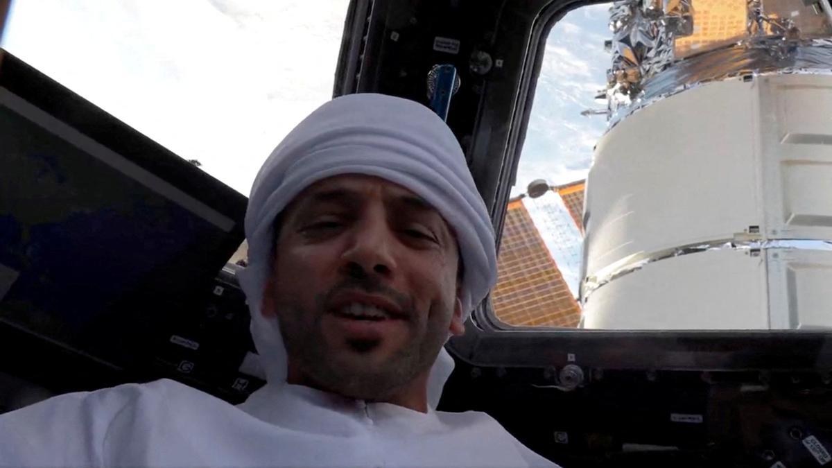 El astronauta árabe Sultan Alneyadi.