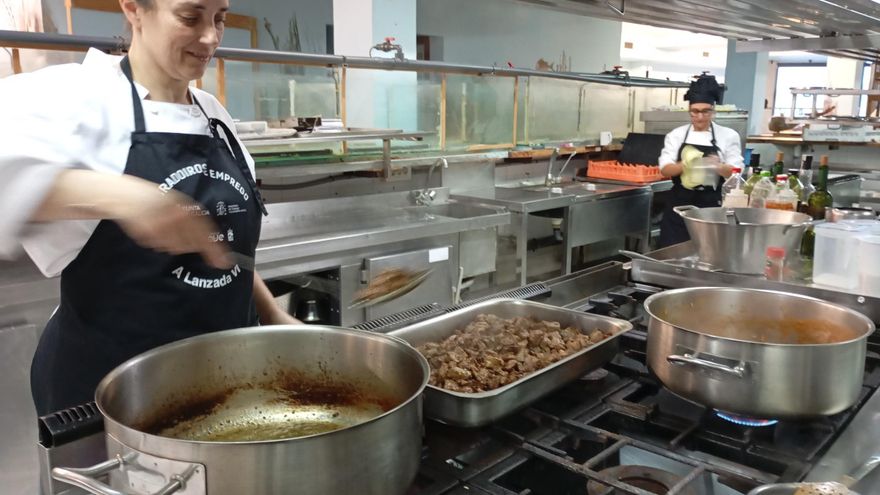 Los talleres de cocina contribuyeron a revitalizar la plaza de abastos