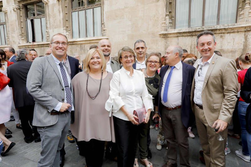 9 d'Octubre: Recepción de invitados en el Palau de la Generalitat