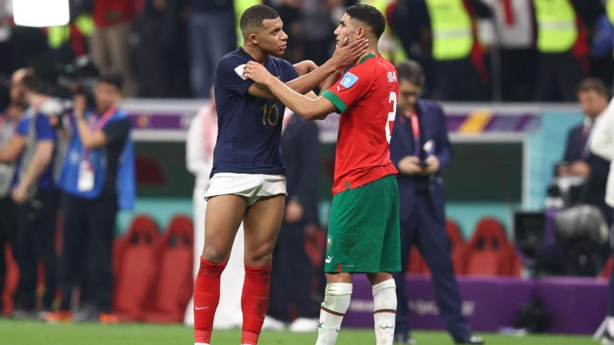 Mbappé y Hakimi, una relación de amistad que va más allá de los terrenos de juego.