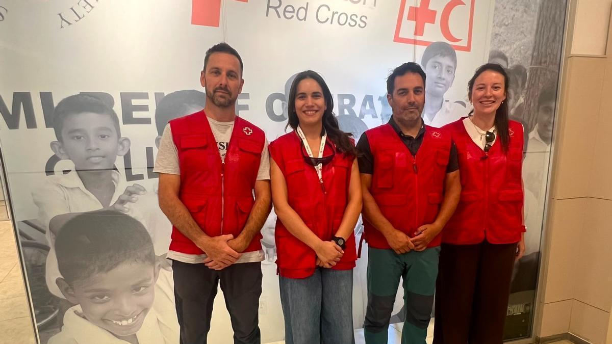 El equipo de Cruz Roja Canarias que irá a Venezuela