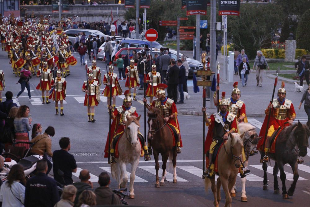 Entrega del pendó dels Manaies de Girona