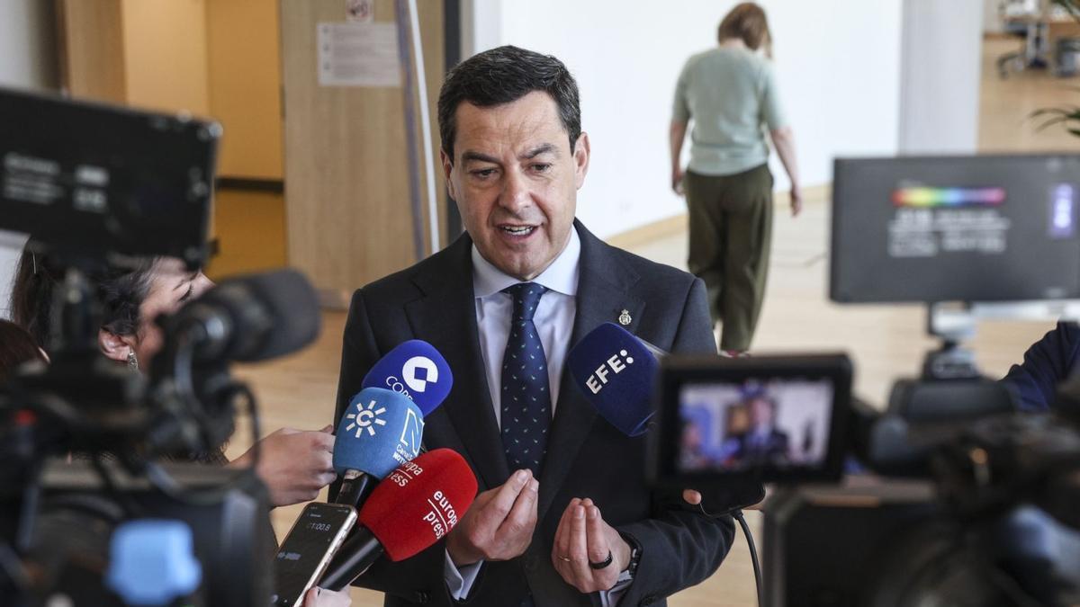 Moreno teme la repercusión en Andalucía de la amenaza de Trump