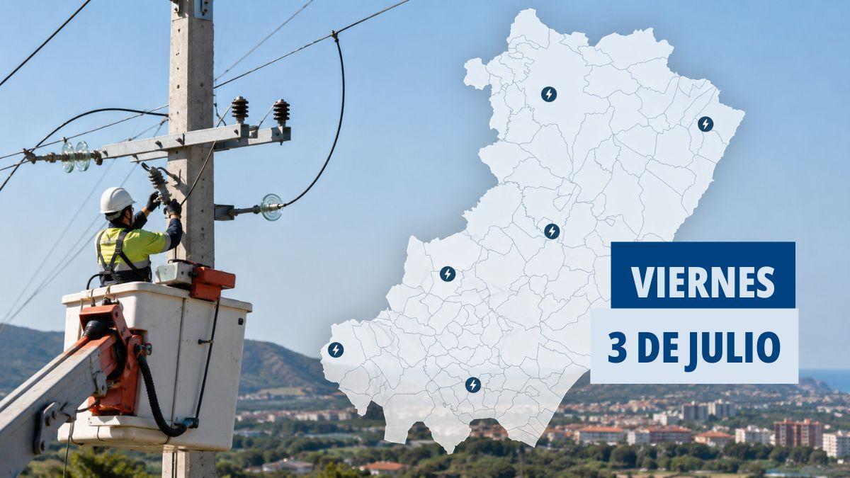 Cortes de luz programados para el viernes 3 de julio en Castellón