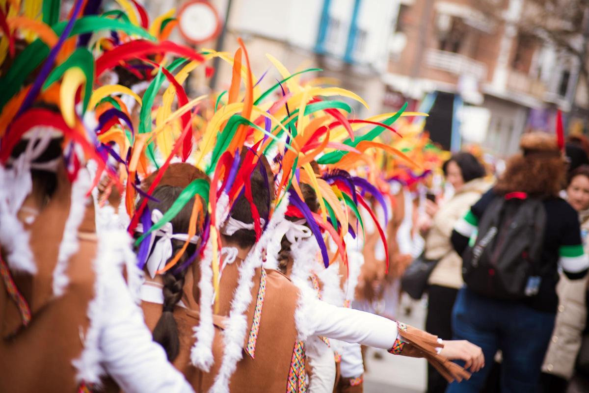 Desfile Juvenil en la pasada edición de Carnavalmoral.