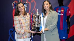 María Ángeles García Chaves, Yaye, junto a la reina Letizia.