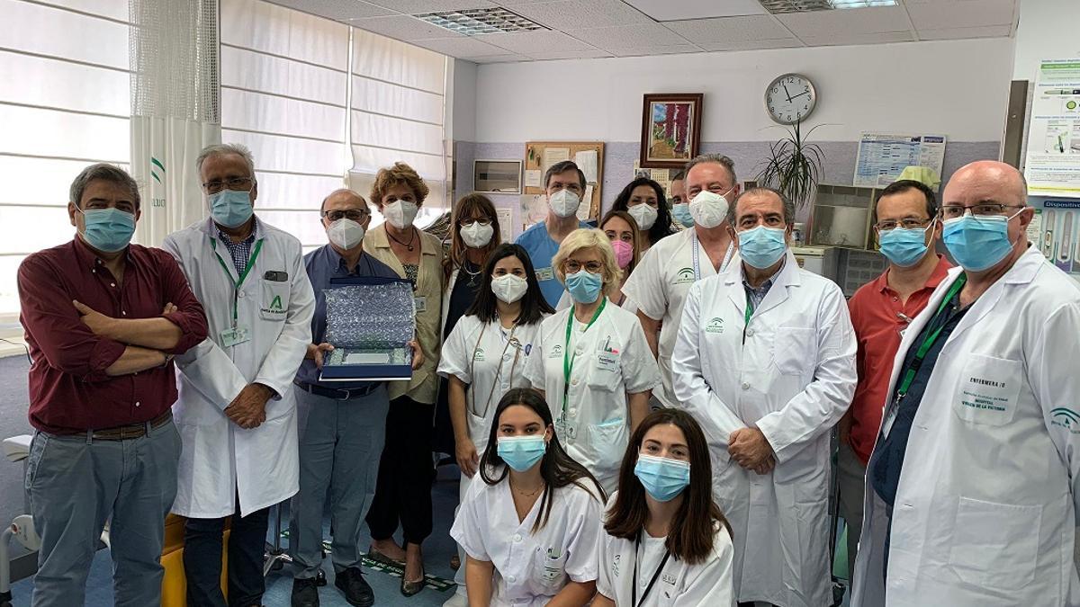 Imagen del equipo del Servicio de Endocrinología del Hospital Clínico Virgen de la Victoria.