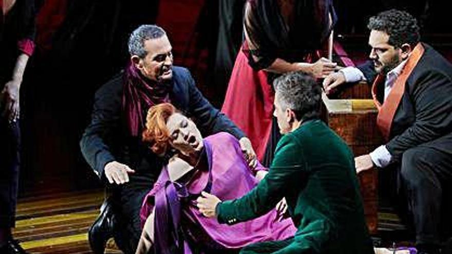 La representació de «La Traviata», tot un èxit a Peralada.
