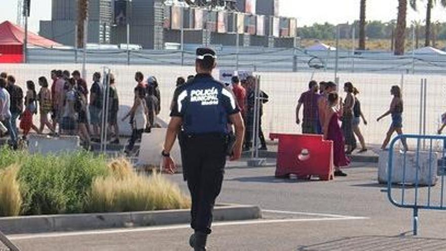 La Policía Municipal de Madrid trabaja en el Mad Cool.