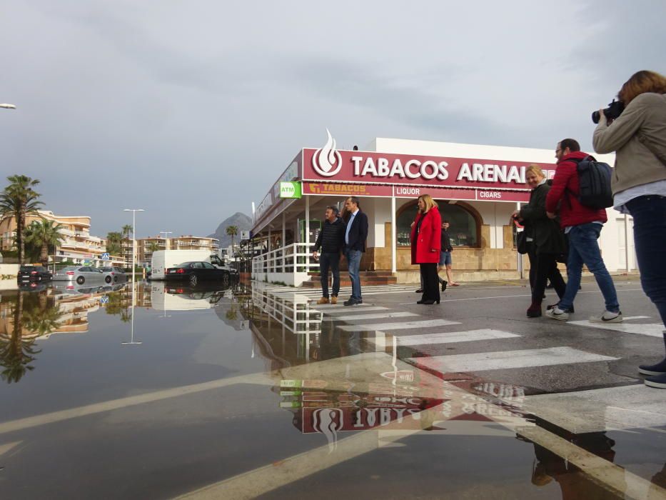 Temporal lluvias: más de 300 desalojados en Xàbia