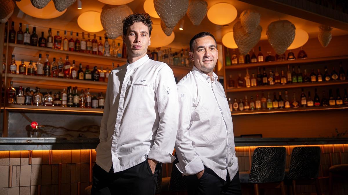 Andrea Fiori y Paolo Casagrande, en la Osteria Condal.
