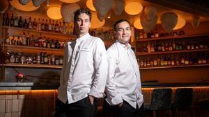 Andrea Fiori y Paolo Casagrande, en la Osteria Condal.