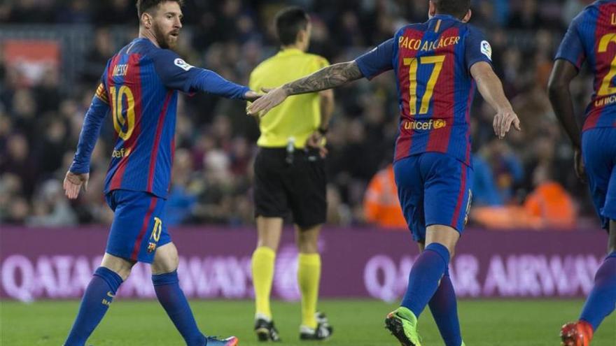 El Barça golea sin oposición y con un Neymar entonado