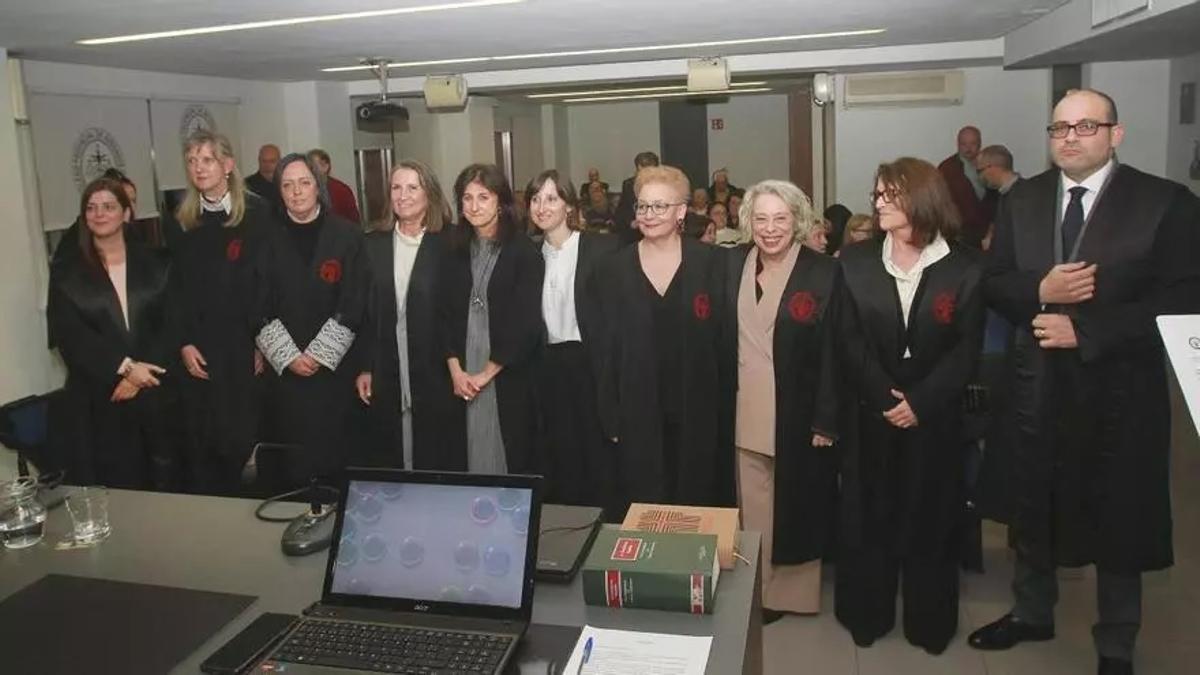 La actual junta de goberno del Colegio de la Abogacía de Ourense tomó posesión en febrero de 2025.
