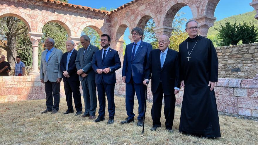 Puigdemont participa amb Aragonès, Torra, Montilla i Pujol en l’homenatge a Pau Casals a la Catalunya Nord