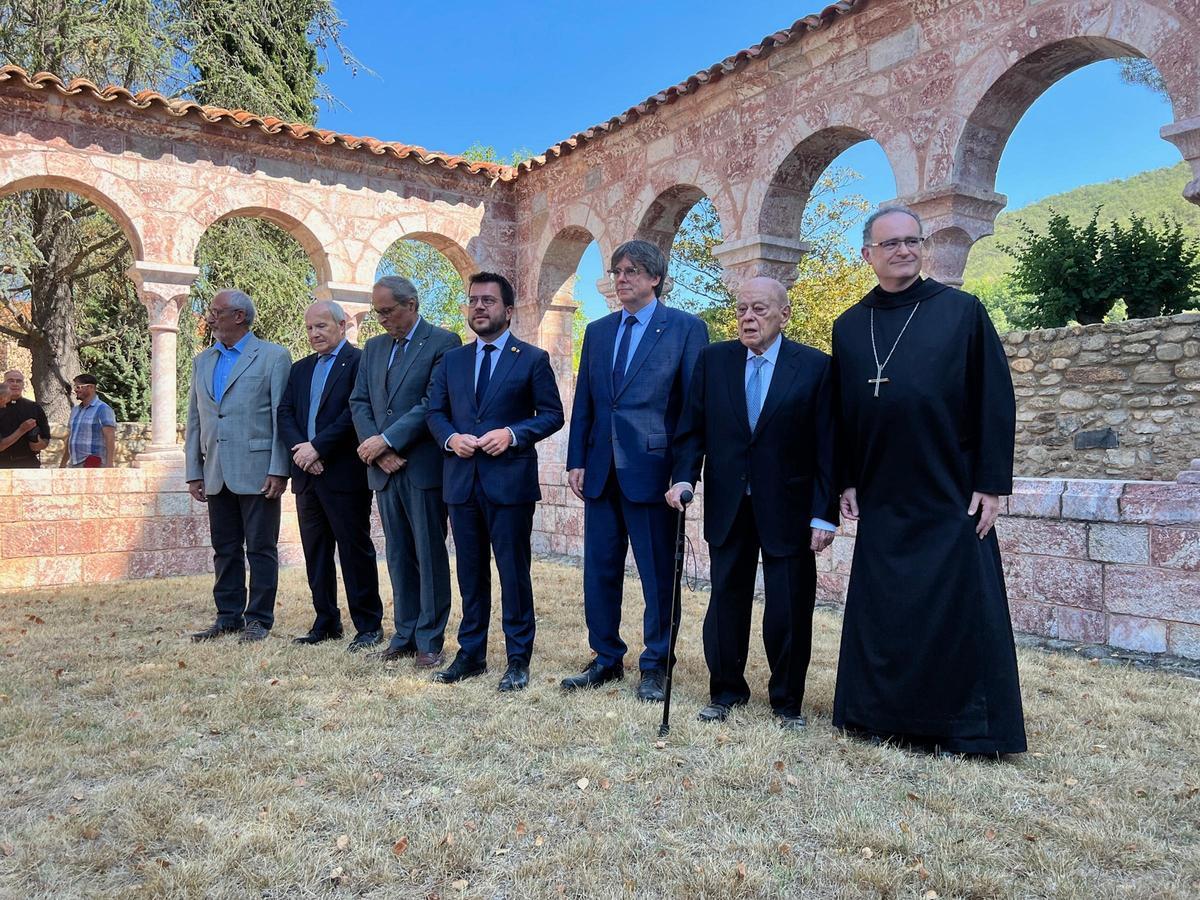 Puigdemont participa amb Aragonès, Torra, Montilla i Pujol en l’homenatge a Pau Casals a la Catalunya Nord