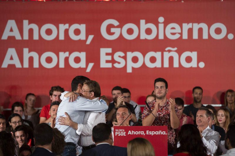 Mitin de Pedro Sánchez en València