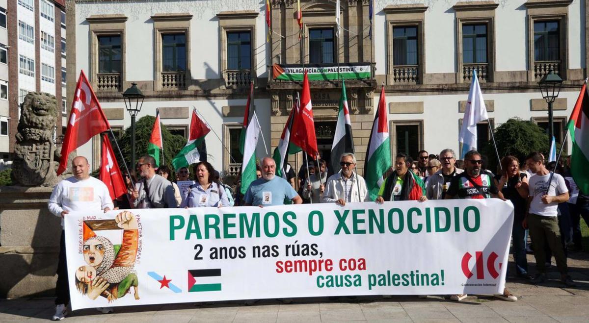 Los sindicatos convocan varios actos en apoyo a Palestina