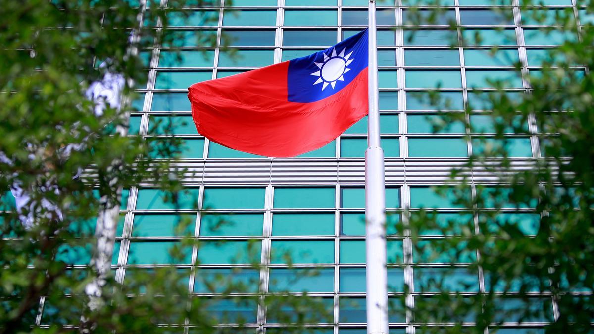 Bandera de Taiwán en una foto de archivo.