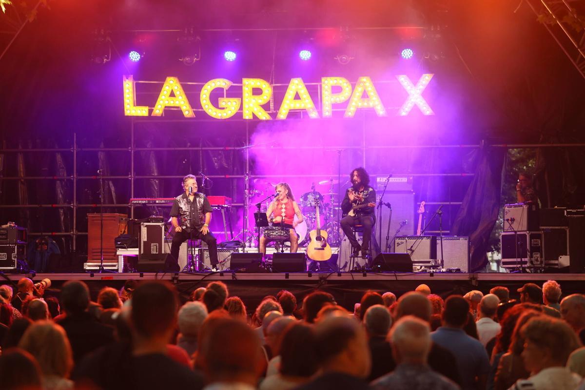 Actuación durante el festival de La Grapa del pasado año.