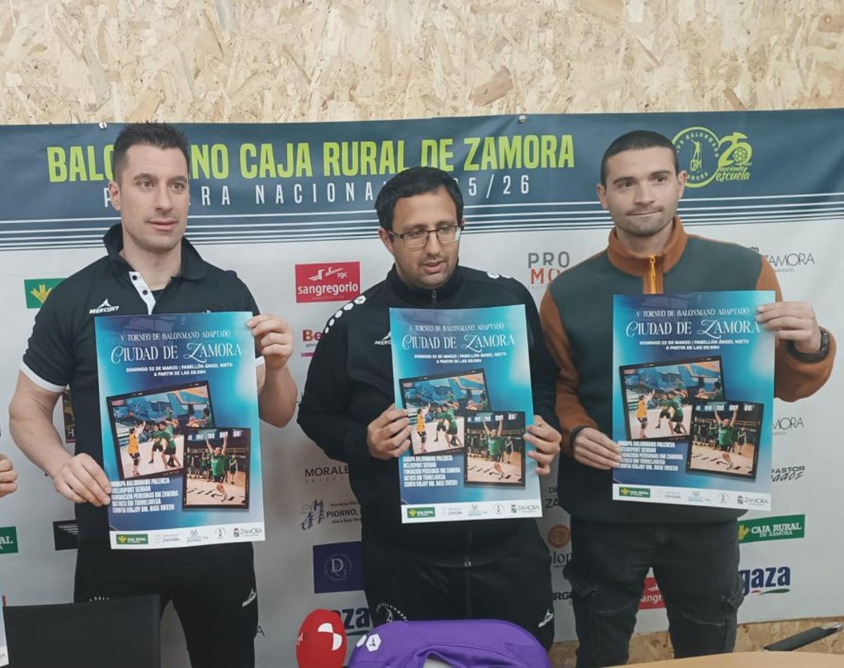 El BM Zamora y Fundación Personas presenta el torneo. | C. J. T.