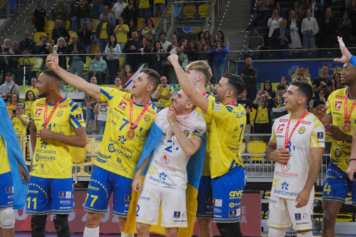 15-05-2026 LAS PALMAS DE GRAN CANARIA. CV Guaguas # CV Melilla, segundo partido de la final de la Superliga de voleibol  | 15/05/2026 | Fotógrafo: Andrés Cruz