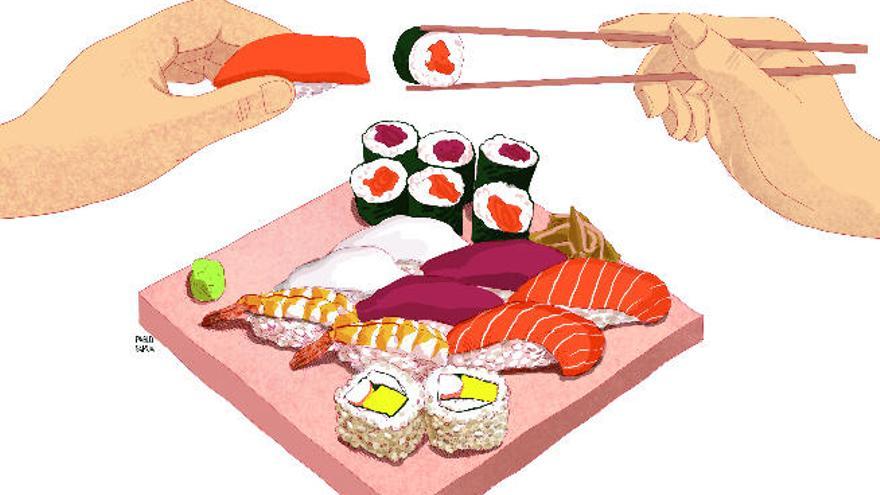 Algo sobre la manipulación del sushi