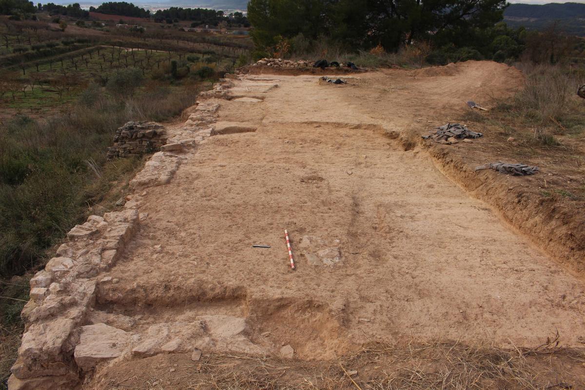 Jaciment de la vil·la romana descoberta a Artés prop del camí dels Calls