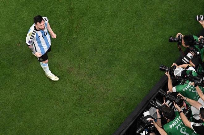 El gol de Messi ante México en el Mundial y la celebración de Argentina