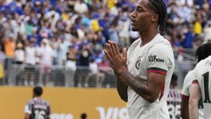 Joao Pedro, jugador del Chelsea, pide perdón por su tanto al Fluminense.